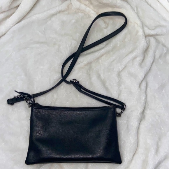 Black leather purse - Picture 2 of 3